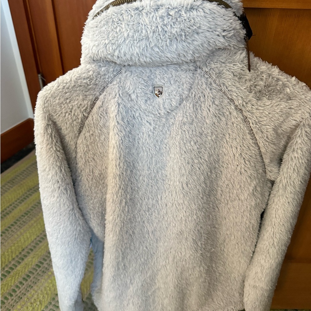 Kuhl Women's Teddy Jacket in Cream and Brown - Picture 6 of 7